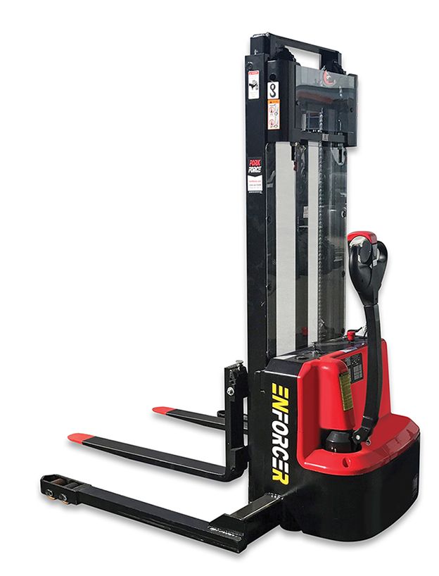 Enforcer 1T Walkie Stacker With Straddle Leg